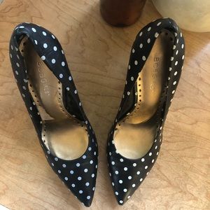 Polka Dot BCBGirls High Heels